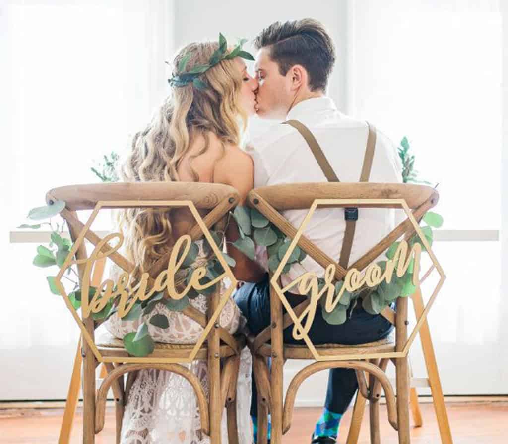 Wedding decoration: All about geometry